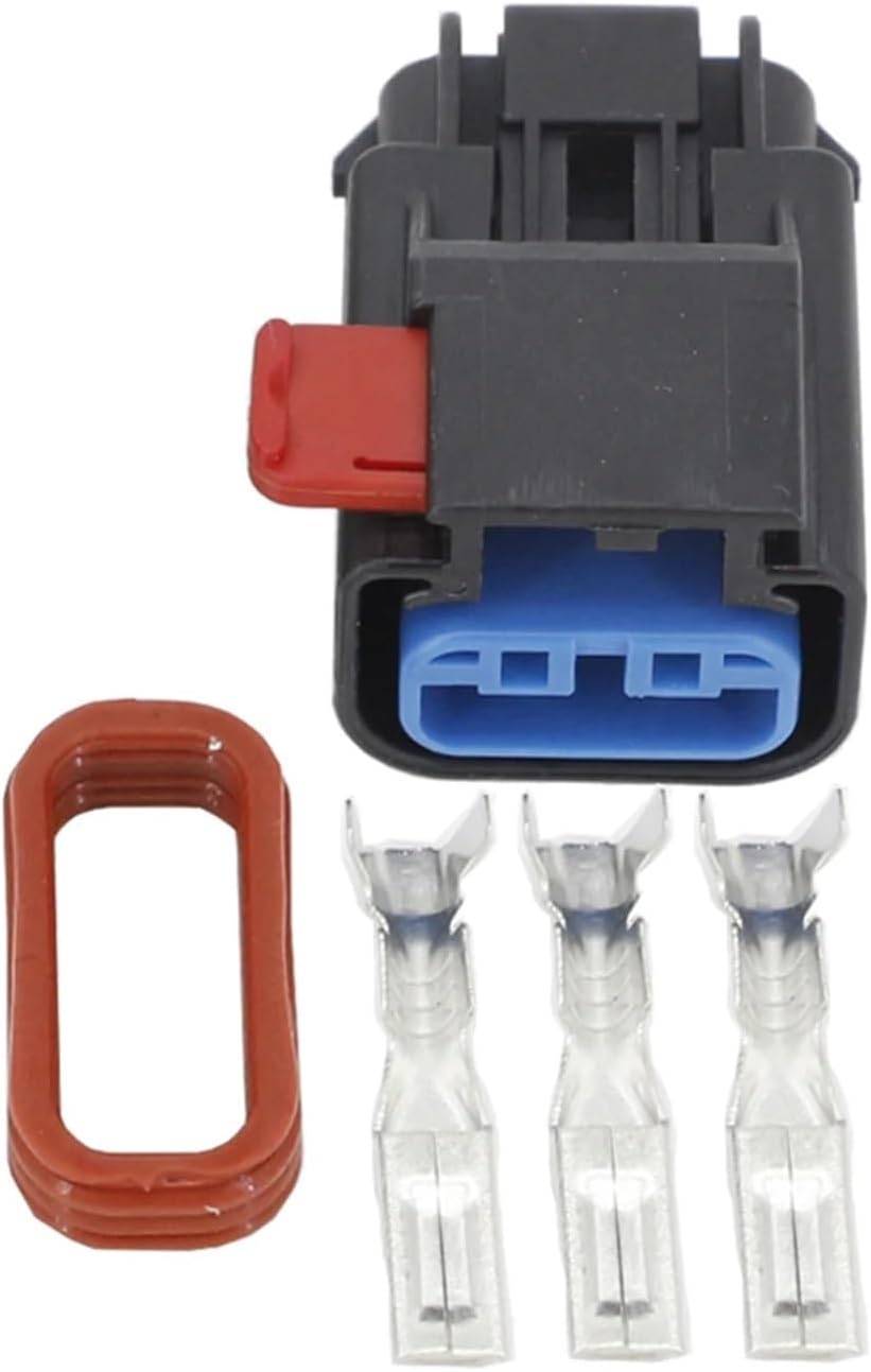 3 Pin Waterproof Vehicle Connector Automotive Connector With End Block DJ7036Y-2.8-11/21(Color:Male and Female Plug,Size:5 Sets)