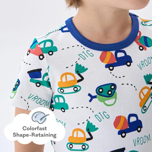 Image of pureborn Baby Pajamas Set Toddler Snug Fit Cotton Sleepwear 2pcs 12M-7Y