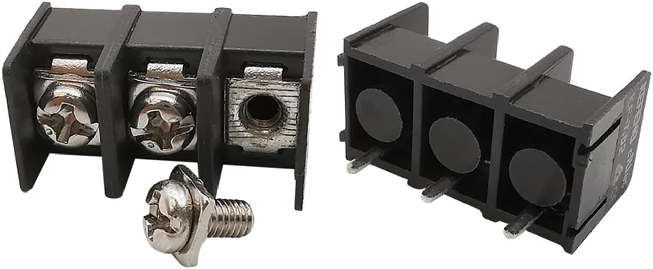 QZLIBEFUD KF7.62mm 2/3/4ピン PCB スクリュー ターミナル ブロック コネクタ 300V 20A 7.62