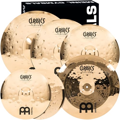Meinl Cymbals Classics Custom Extreme Metal Brilliant Expanded Set — Made in Germany, 2-Year Warranty (CCEM-CS1)