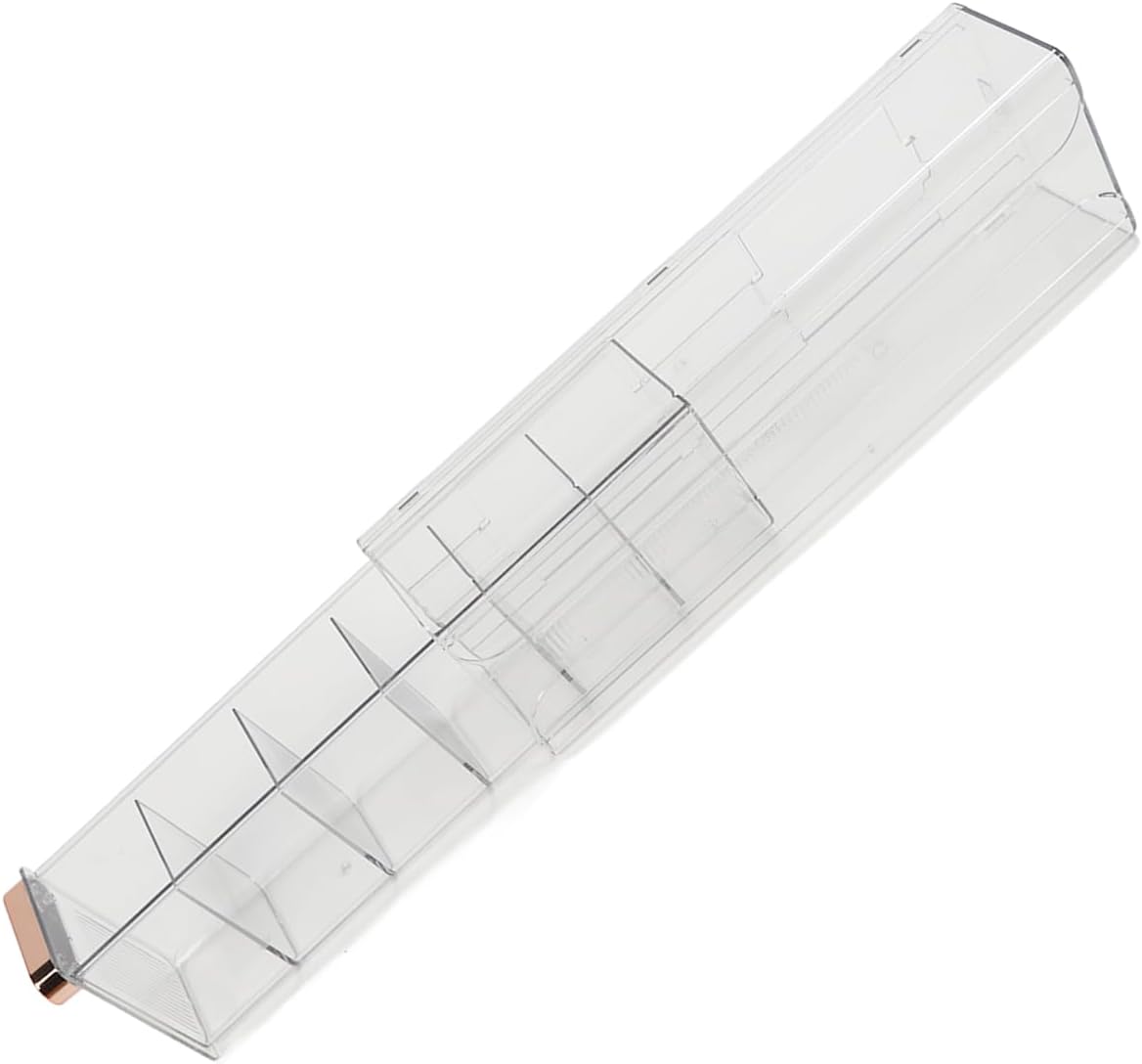 Versatile Sock Organizer Dividers, Wall Mounted Underwear Storage Boxes for Drawer Closet, Transparent Removable