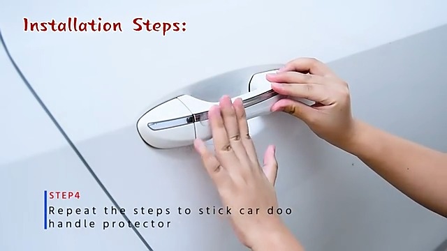 8 Pellicole Protettive Per Maniglie Auto - Adesivi Trasparenti Antigraffio Per Maniglie Incassate - Foto 6