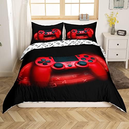 Cute Dog Bedding Set Toddler Cartoon Dogs Beds Set for Boys Girls Kids Pet Dog Puppy Animal Lover Duvet Cover Set Nice Dog Paw Room Decor Single Size Comforter Cover Lovely