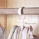WideSmart 6 Stück Taschenhalter Handtaschenhalter,Drehbare Handtaschen-Kleiderbügel Krawattenbügel Tie Rack Organizer Schrank Kleiderbügelhaken Plastik Taschenhalter für Tasche Rucksack Riemen Schal