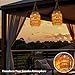 Solar Outdoor Lanterns Waterproof, Hanging Rattan Lantern Lights for Outside, Solar lamp Outdoor Chandelier Idea for Gazebo Pergola Porch Patio Pathway Decor (2)