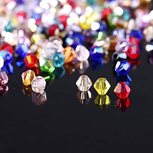 Glasperlen FANGZHIDI für Armbänder, 2 mm, Doppelkegel, 4500 Stück