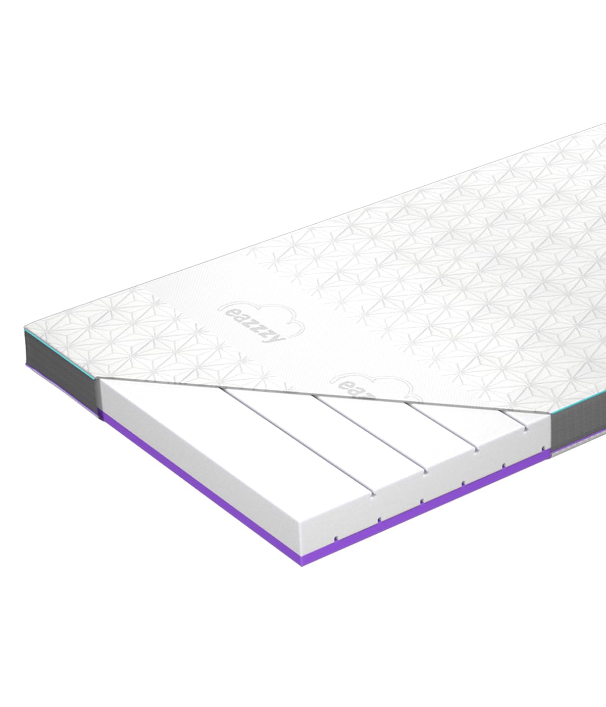 Genius eazzzy Topper Deluxe Clima Control Größe 80 x 200 x 9 cm hoch, Matratzentopper mit Kühleffekt, Cooling Wendetopper, atmungsaktive Betttopper Matratzenauflage, Oeko-TEX Zertifiziert