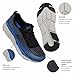 Skechers Men's Max Cushioning Elite-Performance Walking & Running Shoe Sneaker, Black/Blue, 10.5