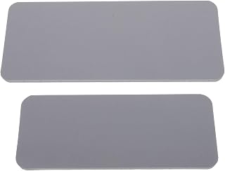 2pcs Silicone Heat Press Pads, 2 Sizes (7.87"x3.35"/6.50"x2.56"), Heat Press Replacement Pad for DIY, Small Business & Home Use