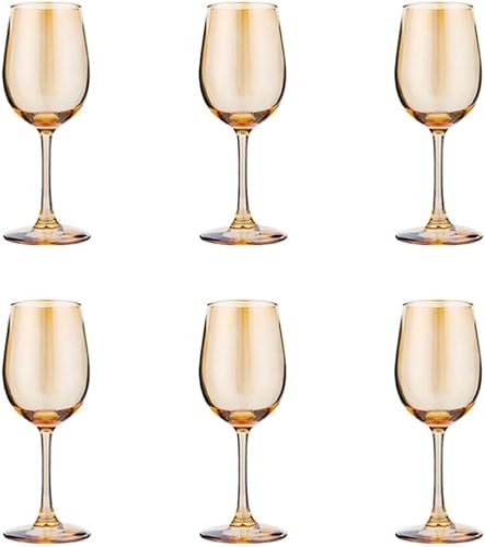 Miniatura 10 de PEKJI Copas de vino doradas de tallo largo, copas de champán, copa de cóctel, 11.8 fl oz11.8 oz