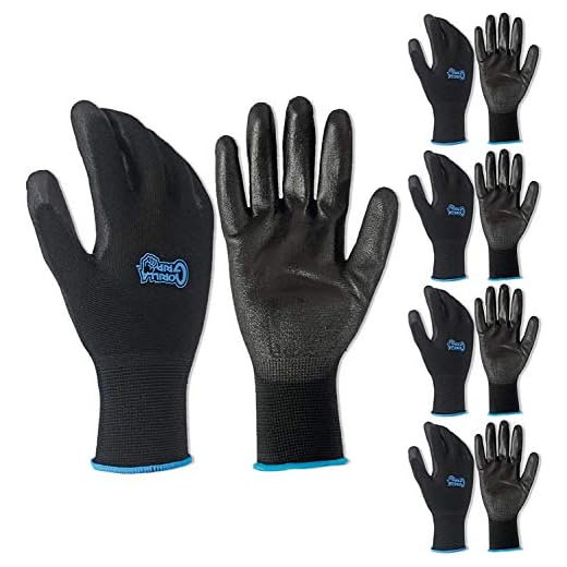 5 Pack Gorilla Grip Gloves - Large