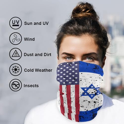 Image of Men Women Bandanas Neck Gaiter Headwrap Balaclava | Seamless Face Cover Scarf Neck Warmer Breathable Headwear for Hiking Cycling