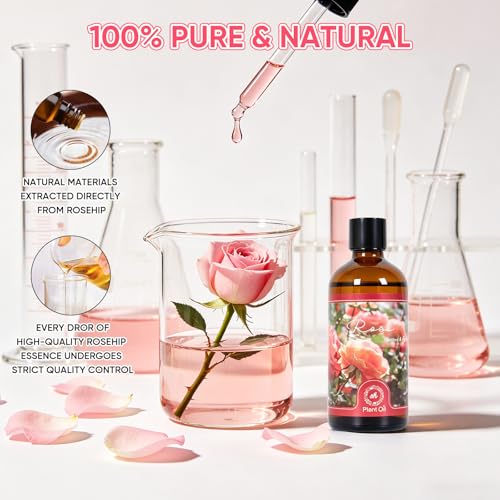 Aceite Esencial de Rosas 100ml con Gotero de Vidrio miniatura 5