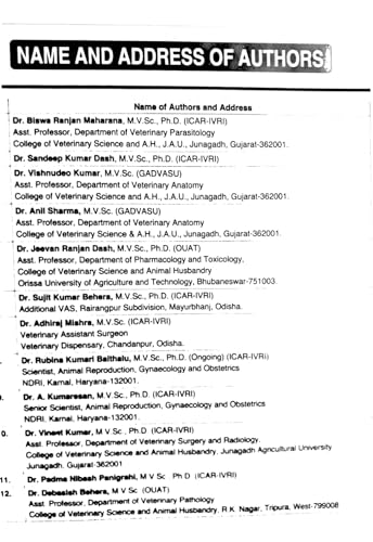 Image of Vet Rapidex - 2023 A Ready Reckoner to Veterinary Science, Animal Science, Animal Biochemistry and Biotechnology [Paperback] Biswa ranjan maharana M.V.Sc. Ph.D (ICAR-IVRI)