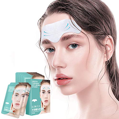 Patchs anti-rides du front, Patchs Anti Rides, Patchs anti-rides du visage, Tampons anti-rides, Autocollants lissants anti-rides du front, Lignes de front, Lignes d'âge, Bandes anti-rides, 10pcs Cover