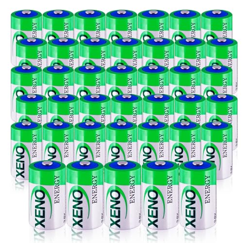 HDSBFCWYGG <- 40pcs -> for Xeno XL-205F 3.6V D STD Battery 19000mah Lithium Thionyl Chloride Battery