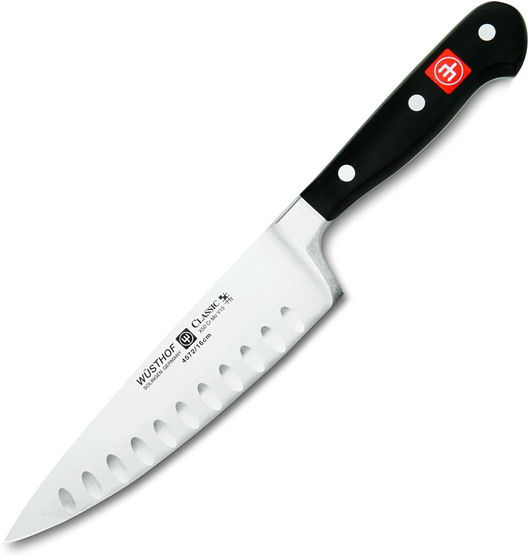 Wusthof Classic - 6" Cook’s Knife w/Hollow Edge