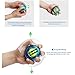 Parallel Halo Power Wrist Ball AUTO Start Gyro Ball with LED Lights Forearm Exerciser Wrist Strengthener for Strengthening Muscle and Bones (Blue+led)