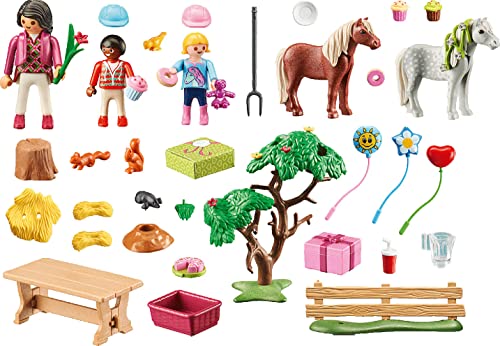 PLAYMOBIL Country 70997 Kindergeburtstag auf dem Ponyhof, Spielzeug für Kinder ab 4 Jahren – Bild 4