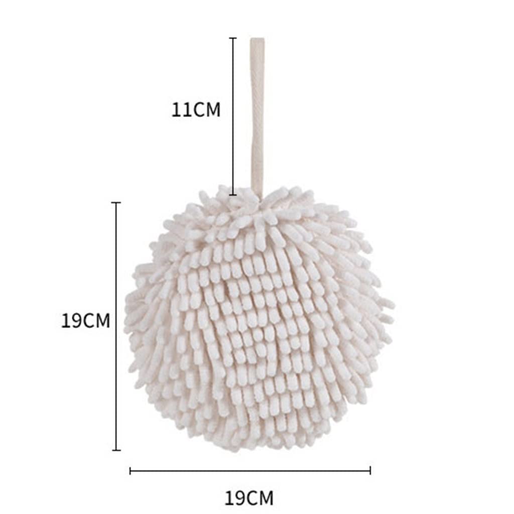 Essuie-Mains Doux épais Absorbant à séchage Rapide éponge en Fibres Fines Chiffon en Peluche Cuisine Salle de Bain Serviette (Argento comme Le Montre l'image)