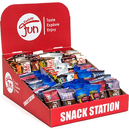 Ultimate Healthy Office Bars & Snacks Bulk Variety Pack, Includes Display Box (Office Station 150 Count)