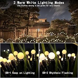 Solar Lights for Outside,4Pack 10Led Swaying Solar Garden Lights, Firefly Lights with Highly Flexible Copper Wires, Sway by Wind, Solar Lights Outdoor Waterproof with 2modes for Yard Patio Path Lawn Solar Lights for Outside4Pack 10Led Swaying Solar Garden Lights Firefly Lights with Highly Flexible Copper Wires Sway by Wind Solar Lights Outdoor Waterproof with 2modes for Yard Patio Path Lawn