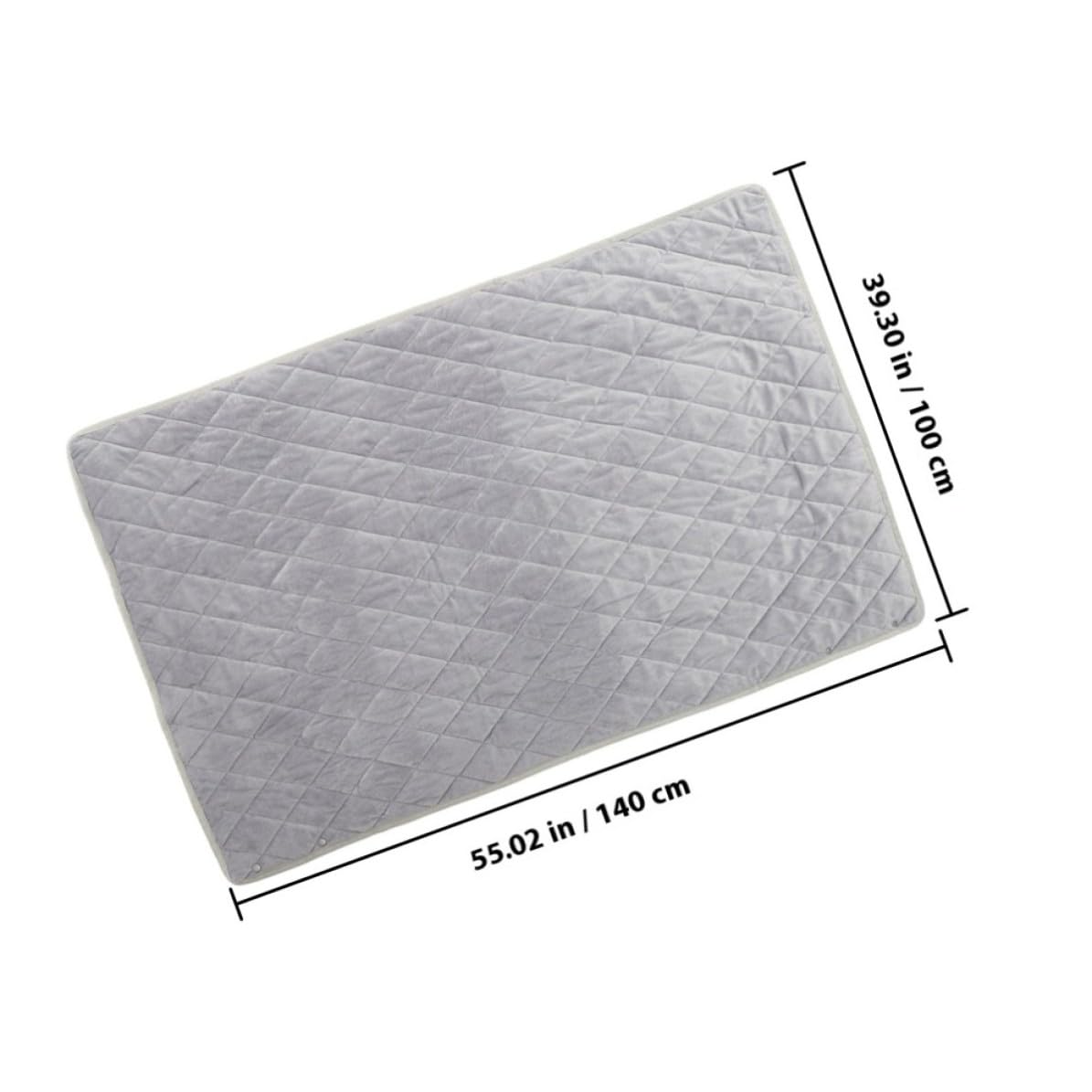 Coperta Termica Elettrica in Velluto, Portatile, Sicura e Confortevole