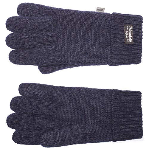 Guantes de punto para mujer EEM con forro Thinsulate de algodón premium 2