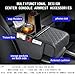 Car Armrest Cushion, Car Center Console Cover, Leather Armrest Cover for Car, Universal Middle Console Cushion with Storage Box, Cup Holder, Phone Slot, Waterproof Interior Accessories (Light gray)