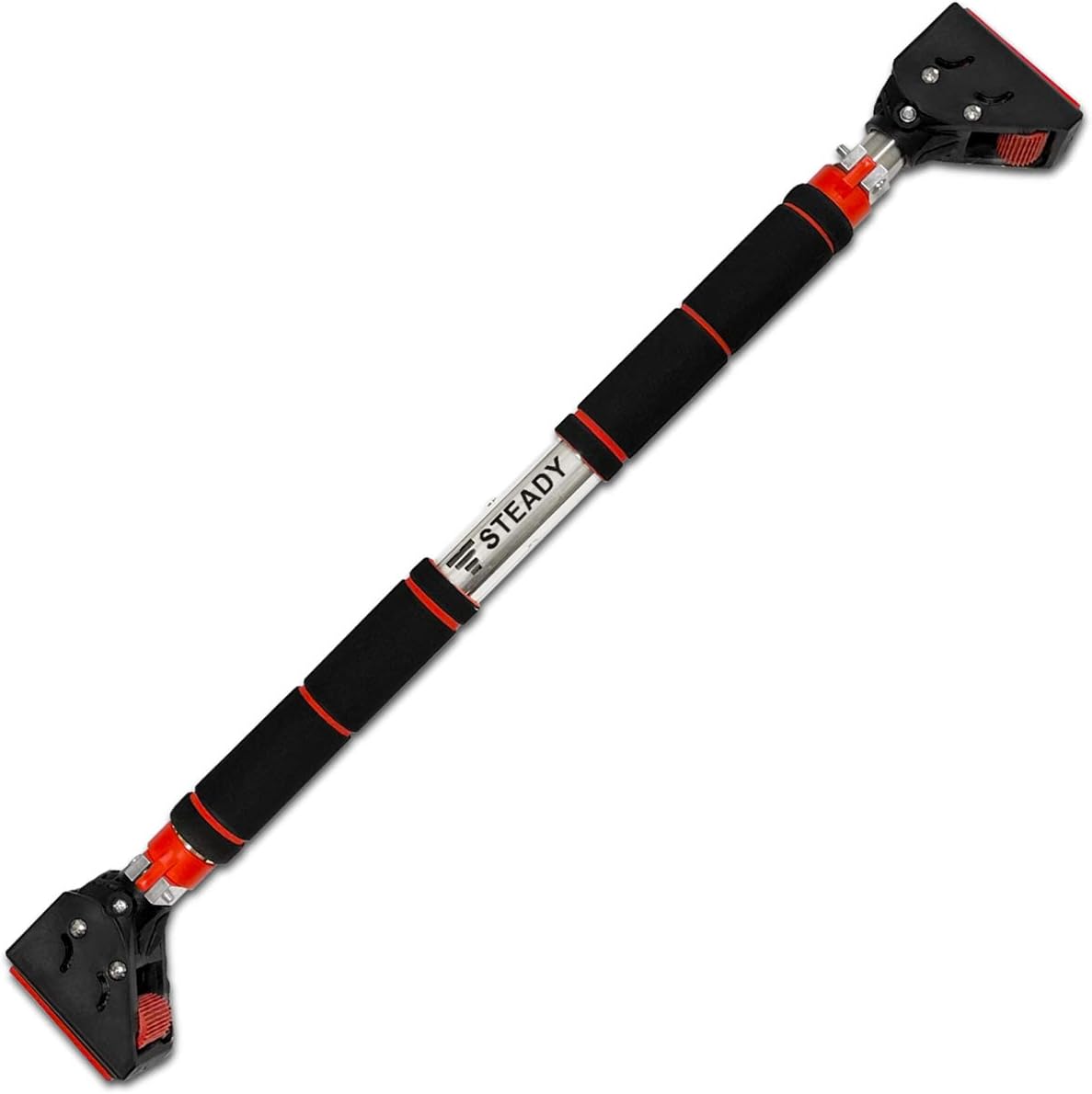 STEADY SteadyJapan Pull Up Bar for Doorway, Strength Training Chin Up with No Screw Installation for Door Frame, Long-Type(28.3-36.2 Inches)