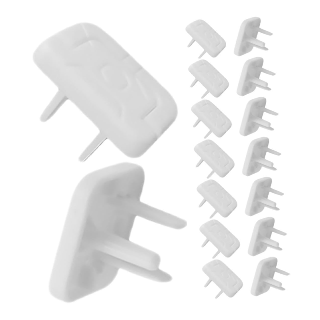 Gogogmee 60pcs Baby Proofing Outlet Covers Child Safety Plug Protectors for Electrical Sockets Hidden Pull Handle Anti-Electric Shock Plug Covers Protector Caps for Children