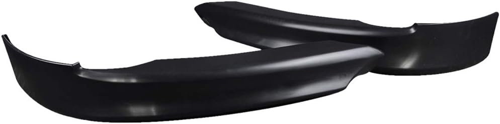 Front Bumper Lip Compatible with 2005-2008 BMW E90, Factory Style Black PP Front Lip Finisher Under Chin Spoiler Add On by IKON MOTORSPORTS, 2006 2007