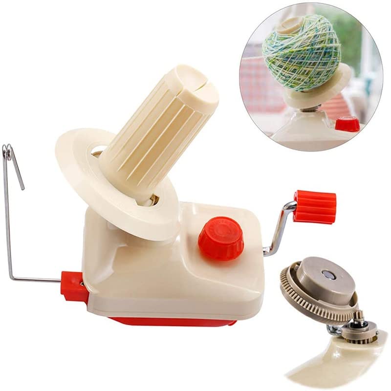 Yarn String Winder, Yarn Craft Fiber Swift Coiler Ball Holder, Hand Operated Wool Thread Ball Sewing Tool, Knitting Machine for