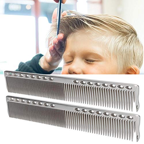 Peine para Corte de Cabello 2 Piezas Acero Inoxidable miniatura 4