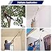 Hammrit 12FT Telescopic Extension Pole | 3-12FT Adjustable Aluminum Paint Roller & Cleaning Pole | Universal Twist-On Metal Tip | Sturdy Multi-Purpose Household Tool for Dusting, Painting & More