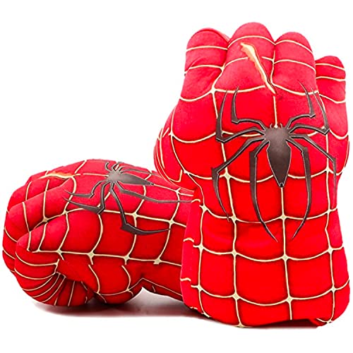 Luvas de boxe gigantes de Spider | super-heróis | brinquedos para crianças, punho de espuma com correias, cosplay | jogos | disfarce | OriginalCup®