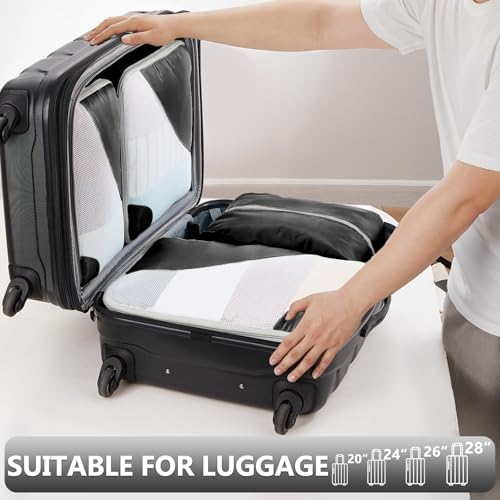 Image of OlarHike 8 Set Packing Cubes for Travel,Gifts for Women Mom,Anti-Tearing Suitcase Organizer,with Over 1000 pcs Mesh Holes,Vacation Essentials & Accessories for Cruise Ship