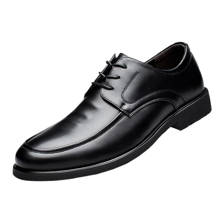 Amazon.com | Lace Up Round Toe Vegan Leather Apron Toe Dress