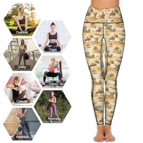 Legging Western Cowboy du studio de yoga aux sorties urbaines décontractées