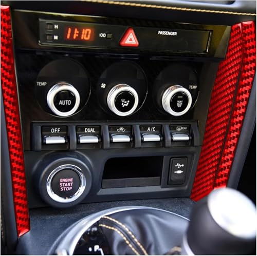 Autocollant de commande centrale BRZ 2016-2020 en finition carbone durable