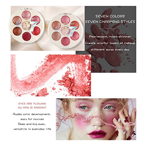 Beteligir Tavolozza di fard 5 colori, polvere di