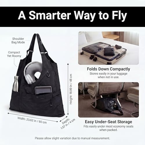 Image of 2-in-1 Convertible Travel Vest with Pockets for Men & Women | Avoid Carry-On Fees | Wearable Luggage | Vest Bag