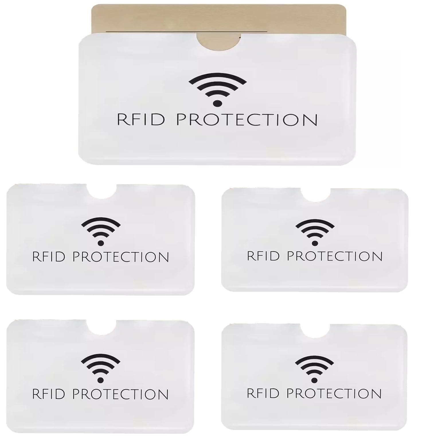 [JUTOSU] カード保護ケース RFID 磁気防止 スキミング 防止 防水 防塵 縦型 横挿入 カードケース クレジットカードケース IDカードケース キャッシュカード ゲームカード ポイント カード 保険カード ICカード プロテクタ 干渉防止 磁気シールド カードデータ保護 (5)