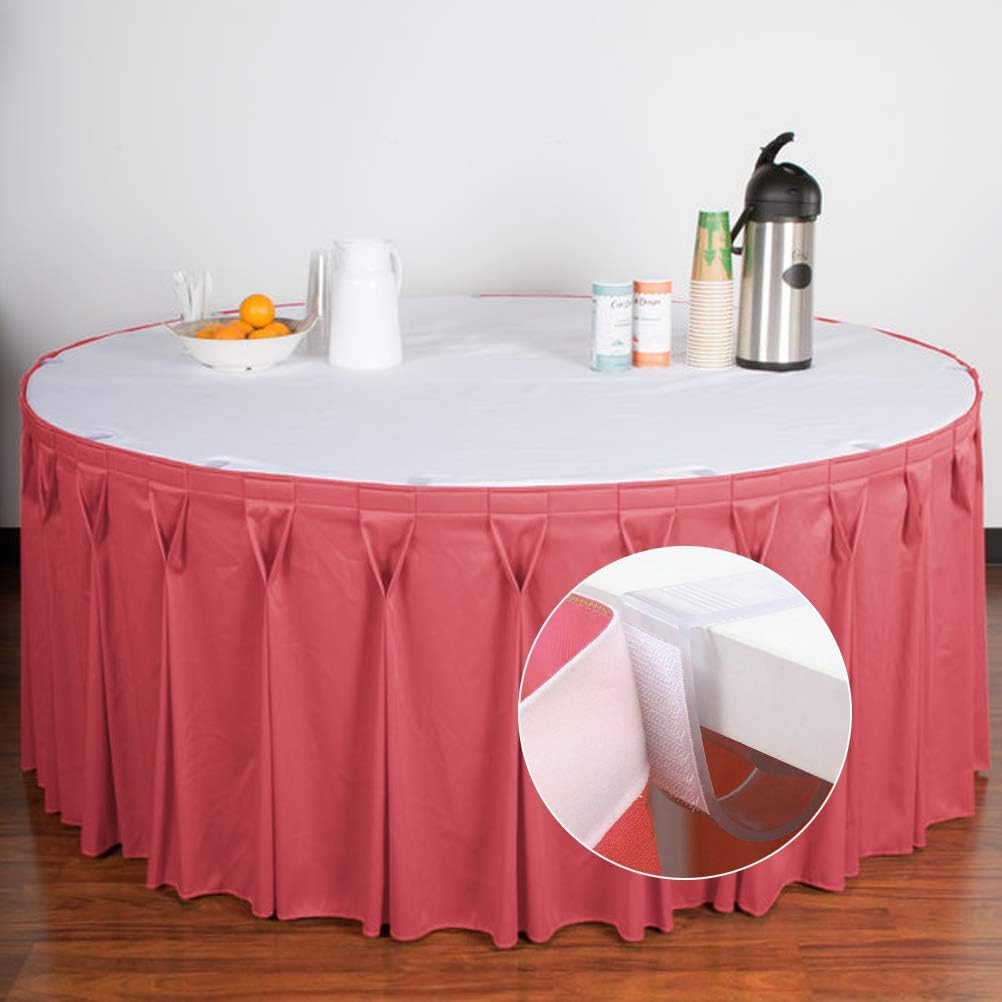 Table Skirt Clips Clear Plastic Tablecloth Clamps 50 Pieces