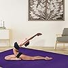 HYD-PARTS Large Exercise Mat for Home Gym Workout,Non-Slip Workout Mats for Home Gym Flooring Yoga Mat Durable Cardio Fitness Mat (Purple)