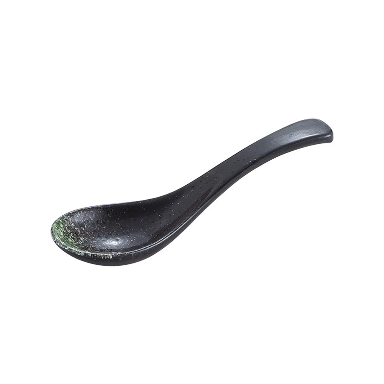 TUYYA Soup Ladle Creative ceramic spoon kitchen cookware tool soup teaspoon (Color : Hortel�)