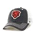 NFL Chicago Bears Taylor Closer Hat, One Size Stretch, Charcoal