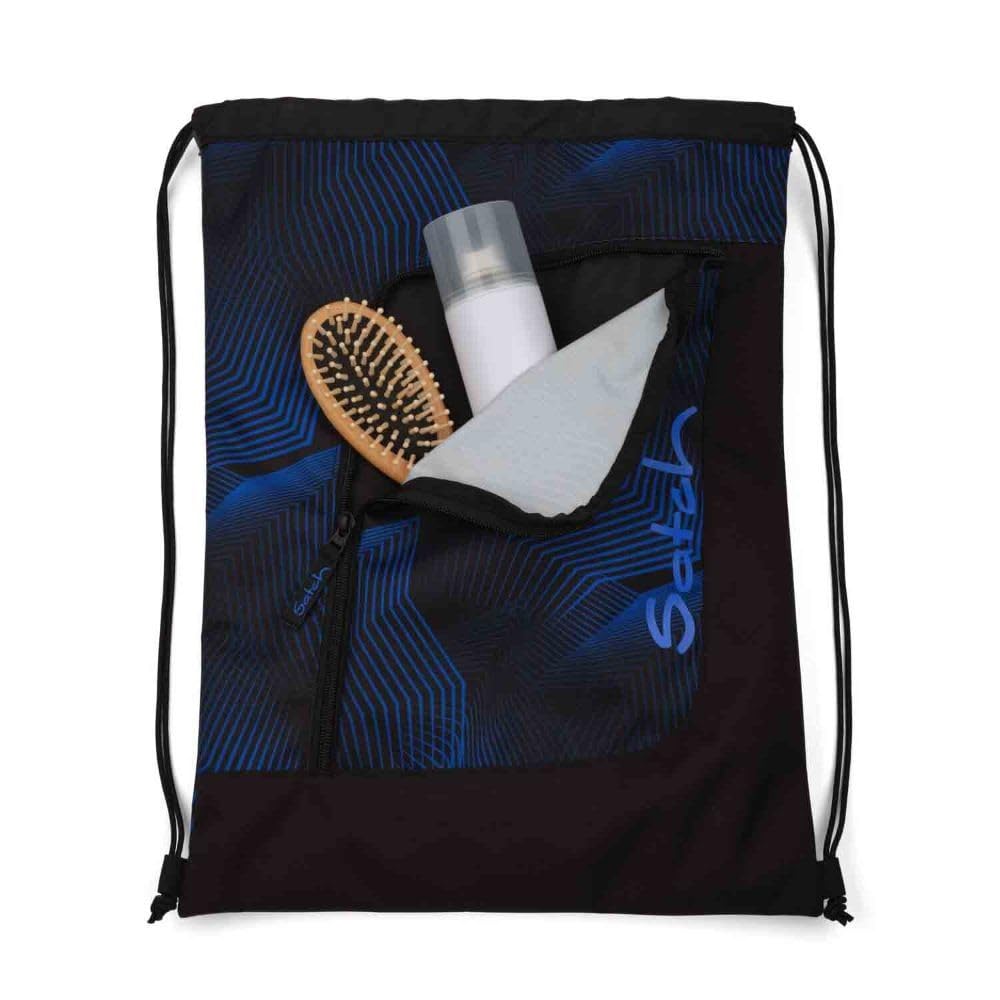 Satch Pack Schulrucksack Set 3tlg. inkl. Schlamperbox und Sportbeutel (Seismic Blue)
