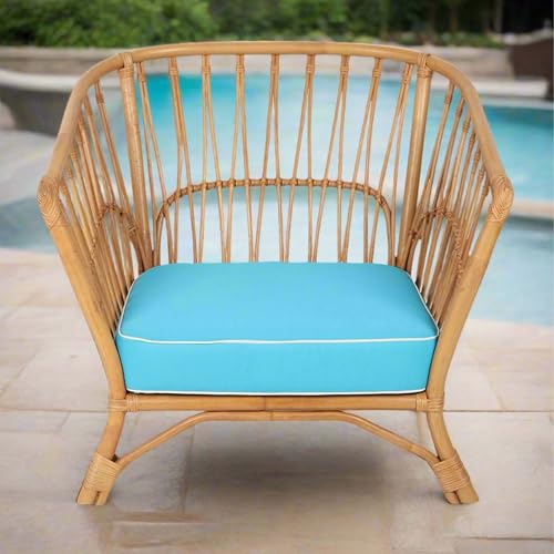 Image of Habere India-All the Cultures Fabricating India Cane Lounge Chairs | Cane Outdoor Furniture | Garden Chair | Bamboo Balcony Chair | Bamboo Accent Chairs (83W x 65D x 80H cm)
