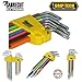 SabreCut SCTX009S - Juego de llaves Torx (9 unidades, mango suave, tamaño...